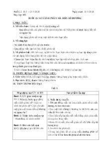 Giáo án dạy thêm Toán 6 - Buổi 22: So sánh phân số. Hỗn số dương - Năm học 2023-2024