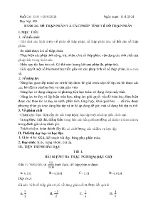 Giáo án dạy thêm Toán 6 - Buổi 26: Số thập phân và các phép tính về số thập phân - Năm học 2023-2024
