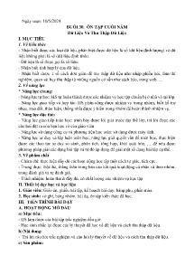 Giáo án dạy thêm Toán 6 - Buổi 30: Ôn tập cuối năm. Dữ liệu và thu thập dữ liệu - Năm học 2023-2024