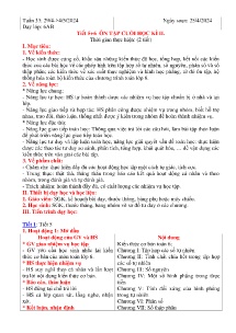 Giáo án dạy thêm Toán 6 - Tiết 5+6: Ôn tập cuối học kì II - Năm học 2023-2024