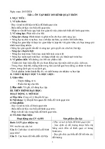 Giáo án dạy thêm Toán 7 - Buổi 11: Ôn tập biểu đồ hình quạt tròn - Năm học 2023-2024