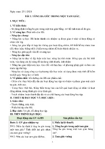 Giáo án dạy thêm Toán 7 - Buổi 3: Tổng 3 góc trong 1 tam giác. Hai tam giác bằng nhau. Trường hợp bằng nhau cạnh, cạnh, cạnh - Năm học 2023-2024