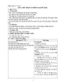 Giáo án dạy thêm Toán 7 - Buổi 8: Thu thập và phân loại dữ liệu - Năm học 2023-2024