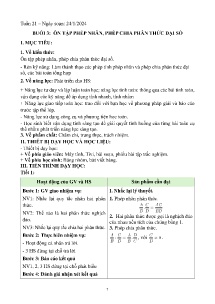 Giáo án dạy thêm Toán 8 - Tuần 21, Buổi 3: Ôn tập phép nhân, phép chia phân thức đại số - Năm học 2023-2024
