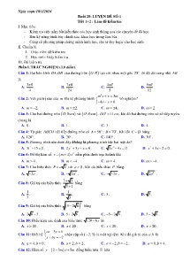 Giáo án dạy thêm Toán 9 - Buổi 20+21 - Năm học 2023-2024