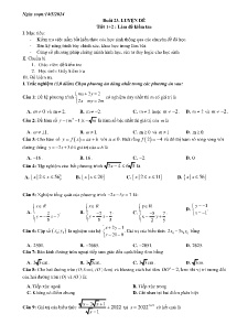 Giáo án dạy thêm Toán 9 - Buổi 23: Luyện đề - Năm học 2023-2024