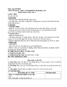 Giáo án Địa lí 6 - Tuần 22 - Năm học 2023-2024