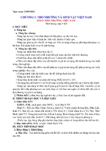 Giáo án Địa lí 8 - Chương 3: Thổ nhưỡng và sinh vật Việt Nam - Bài 9: Thổ nhưỡng Việt Nam - Năm học 2023-2024