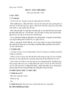 Giáo án GDCD 6 - Tuần 22-24 - Năm học 2023-2024