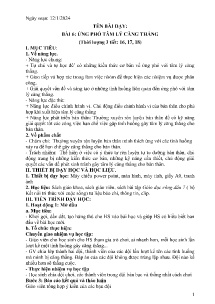 Giáo án GDCD 7 - Tiết 16-18, Bài 6: Ứng phó tâm lý căng thẳng - Năm học 2023-2024