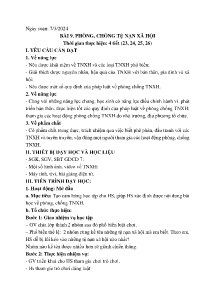 Giáo án GDCD 7 - Tiết 23-26, Bài 9: Phòng, chống tệ nạn xã hội - Năm học 2023-2024