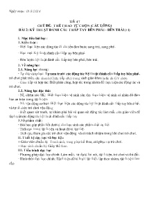 Giáo án GDTC 6 - Tuần 25+26 - Năm học 2023-2024