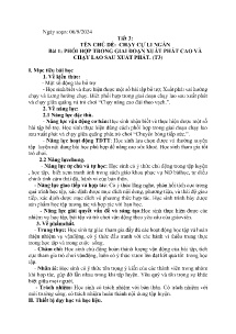 Giáo án GDTC 7 - Chủ đề: Chạy cự li ngắn - Bài 1: Phối hợp trong giai đoạn xuất phát cao và chạy lao sau xuất phát (Tiết 3+4) - Năm học 2024-2025