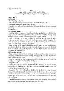 Giáo án GDTC 8 - Chủ đề: Chạy cự li ngắn 100m - Bài 1: Xuất phát thấp và chạy lao sau xuất phát (Tiết 1+2) - Năm học 2024-2025