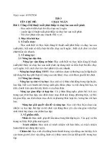 Giáo án GDTC 9 - Tuần 2 - Năm học 2024-2025