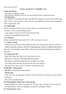 Giáo án GDTC 9 - Tuần 30-32 - Năm học 2023-2024