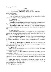 Giáo án GDTC 9 - Tuần 9 - Năm học 2024-2025