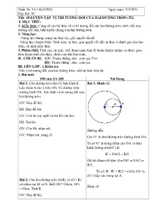 Giáo án Hình học 9 - Tuần 26, Tiết 49+50 - Năm học 2023-2024