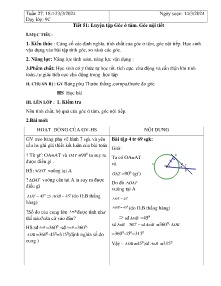 Giáo án Hình học 9 - Tuần 27, Tiết 51+52 - Năm học 2023-2024
