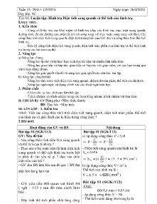 Giáo án Hình học 9 - Tuần 33, Tiết 61+62 - Năm học 2023-2024