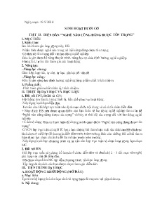 Giáo án Hoạt động trải nghiệm 6 - Tiết 33: Diễn đàn Nghề nào cũng đáng được tôn trọng - Năm học 2023-2024