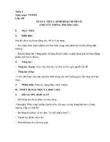 Giáo án Hoạt động trải nghiệm 6 - Tuần 2 - Năm học 2024-2025