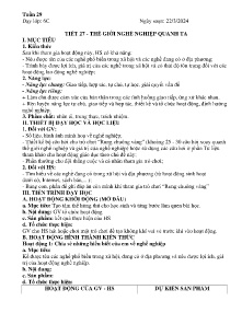 Giáo án Hoạt động trải nghiệm 6 - Tuần 29-31 - Năm học 2023-2024