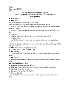 Giáo án Hoạt động trải nghiệm 6 - Tuần 3 - Năm học 2024-2025