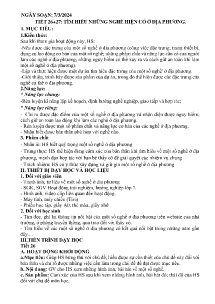 Giáo án Hoạt động trải nghiệm 7 - Tiết 26+27: Tìm hiểu những nghề hiện có ở địa phương - Năm học 2023-2024