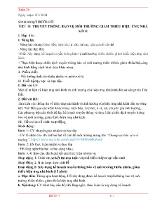 Giáo án Hoạt động trải nghiệm 7 - Tuần 26 - Năm học 2023-2024