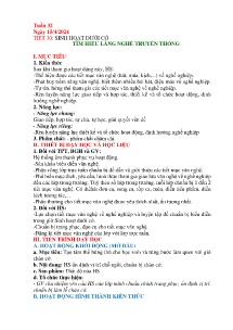 Giáo án Hoạt động trải nghiệm 7 - Tuần 32 - Năm học 2023-2024