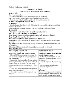 Giáo án Hoạt động trải nghiệm 8 - Tuần 22 - Năm học 2023-2024