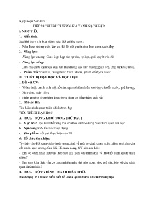 Giáo án Hoạt động trải nghiệm, hướng nghiệp 6 - Tiết 24: Chủ đề Trường em xanh, sạch, đẹp - Năm học 2023-2024