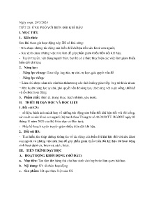 Giáo án Hoạt động trải nghiệm, hướng nghiệp 6 - Tiết 25: Ứng phó với biến đổi khí hậu - Năm học 2023-2024