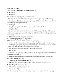 Giáo án Hoạt động trải nghiệm, hướng nghiệp 6 - Tiết 26: Thế giới nghề nghiệp quanh ta - Năm học 2023-2024