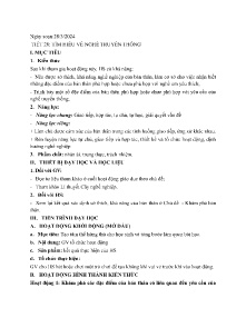 Giáo án Hoạt động trải nghiệm, hướng nghiệp 6 - Tiết 28: Tìm hiểu về nghề truyền thống - Năm học 2023-2024