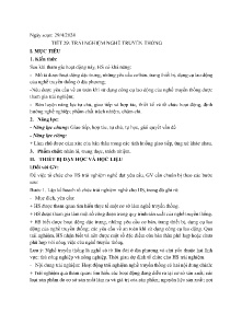 Giáo án Hoạt động trải nghiệm, hướng nghiệp 6 - Tiết 29: Trải nghiệm nghề truyền thống - Năm học 2023-2024