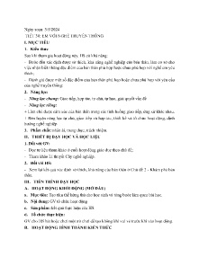 Giáo án Hoạt động trải nghiệm, hướng nghiệp 6 - Tiết 30: Em với nghề truyền thống - Năm học 2023-2024