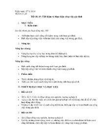 Giáo án Hoạt động trải nghiệm, hướng nghiệp 8 - Tiết 18+19: Tiết kiệm và thực hiện công việc gia đình - Năm học 2023-2024