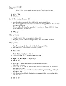 Giáo án Hoạt động trải nghiệm, hướng nghiệp 8 - Tuần 20, Tiết 17: Tôn trọng, thuyết phục và ứng xử để người thân hài lòng - Năm học 2023-2024