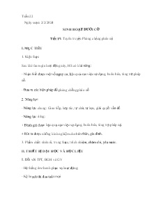 Giáo án Hoạt động trải nghiệm, hướng nghiệp 8 - Tuần 22, Tiết 19: Tuyên truyền phòng chống pháo nổ - Năm học 2023-2024