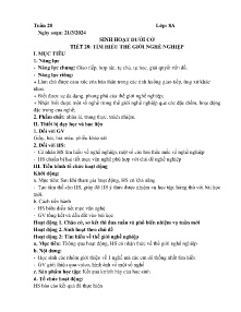 Giáo án Hoạt động trải nghiệm Lớp 8 - Tuần 28 - Năm học 2023-2024