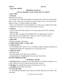 Giáo án Hoạt động trải nghiệm Lớp 8 - Tuần 30 - Năm học 2023-2024