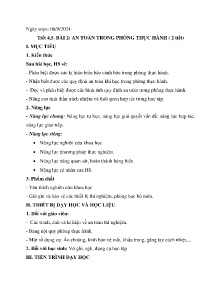 Giáo án Khoa học tự nhiên 6 - Tuần 2, Tiết 4-6 - Năm học 2024-2025