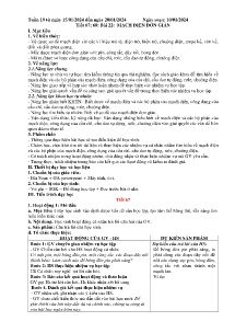 Giáo án Khoa học tự nhiên 7 - Tuần 19 - Năm học 2023-2024