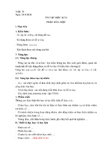 Giáo án Khoa học tự nhiên 7 - Tuần 33 - Năm học 2023-2024