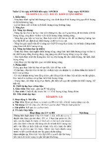 Giáo án Khoa học tự nhiên 8 - Tuần 1+2, Bài 3: Khối lượng riêng - Năm học 2024-2025