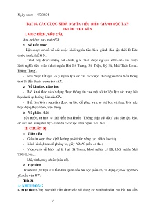 Giáo án Lịch sử 6 - Bài 16: Các cuộc khởi nghĩa tiêu biểu giành độc lập trước thế kỉ X - Năm học 2023-2024