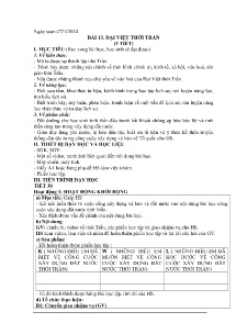Giáo án Lịch sử 7 - Bài 13: Đại Việt thời Trần - Năm học 2023-2024