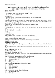 Giáo án Lịch sử 7 (Kết nối tri thức) - Tiết 4+5, Bài 2: Các cuộc phát kiến địa lí và sự hình thành quan hệ sản xuất tư bản chủ nghĩa ở Tây Âu - Năm học 2024-2025